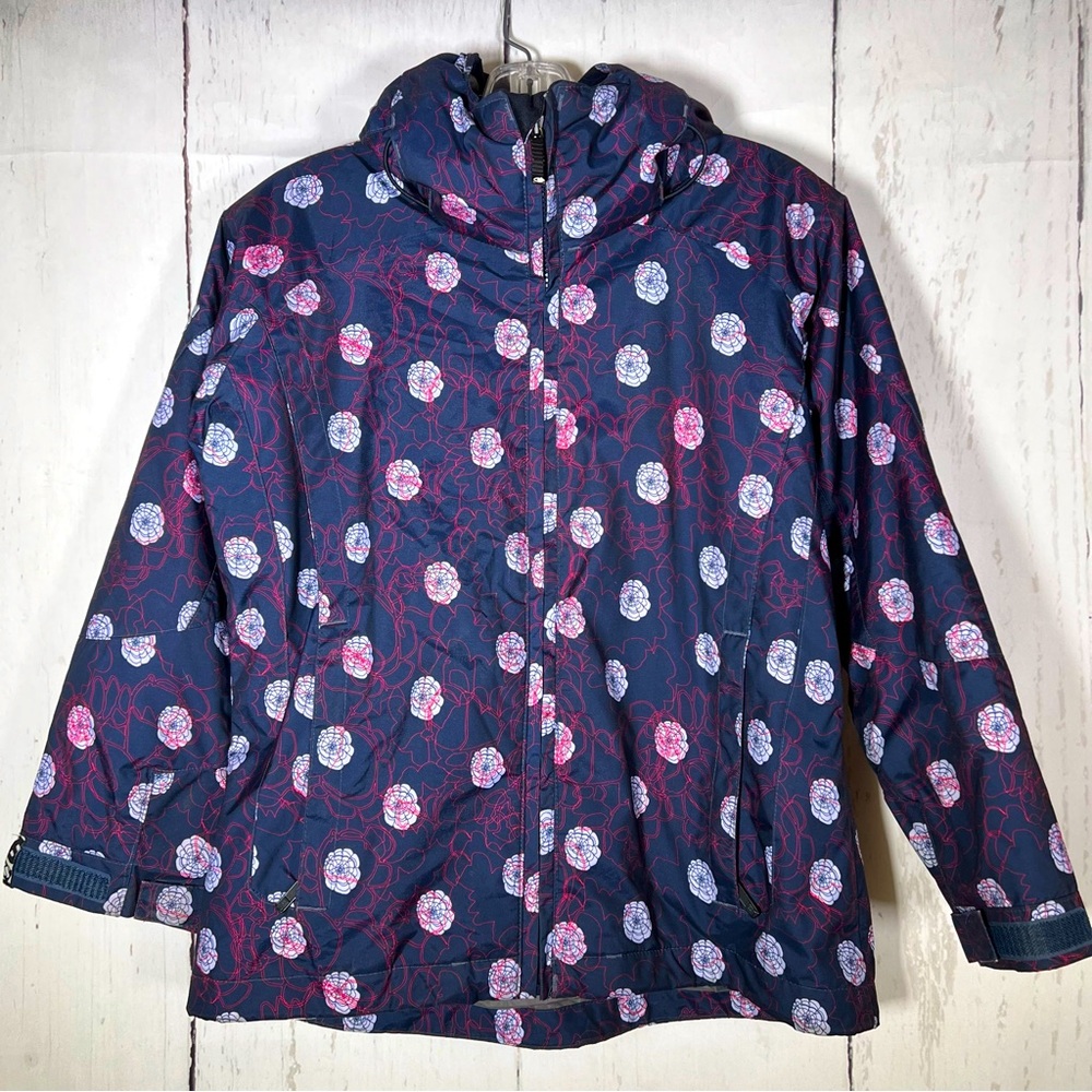 Bonfire Posie Snowboarding Ski Winter Insulated Floral Outdoor Jacket SZ Medium
